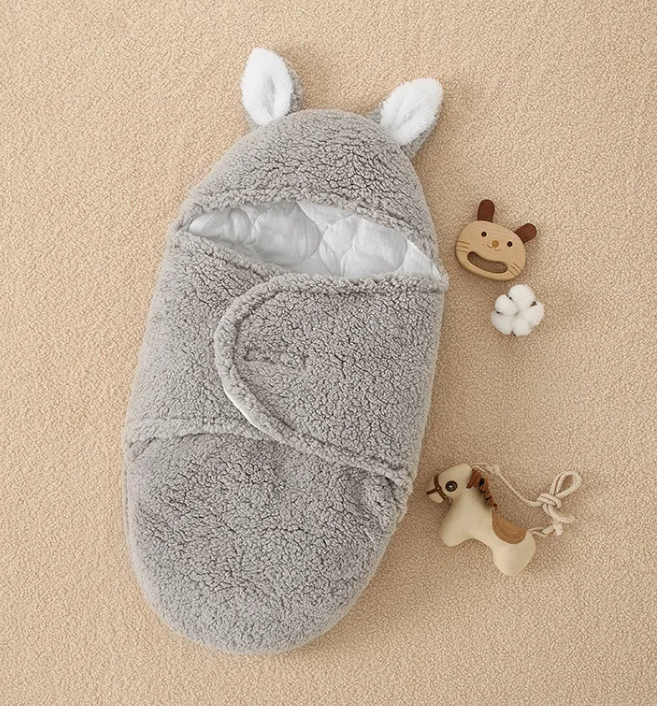 Quilted Winter Baby Blanket — Soft Padded Comfort