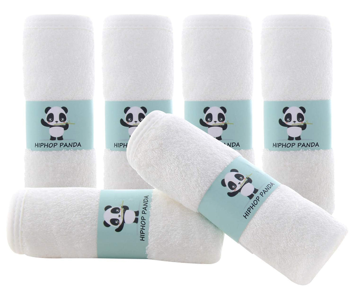 Ultra-Soft Bamboo Baby Washcloths — 6 Pack