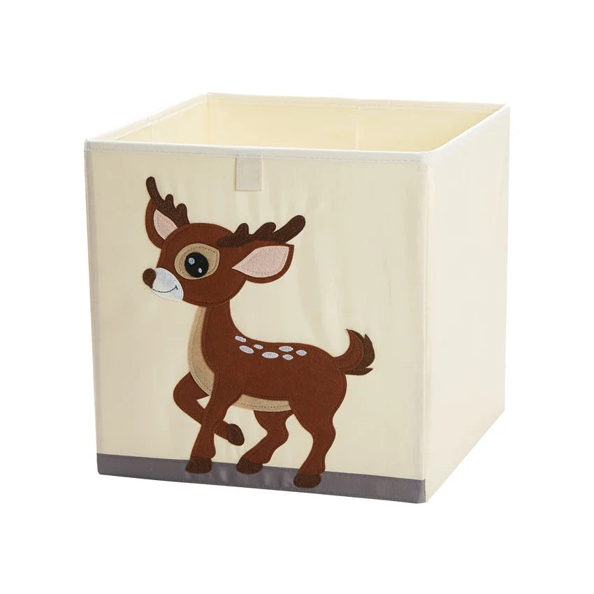 Squared Foldable Storage Box with Animals