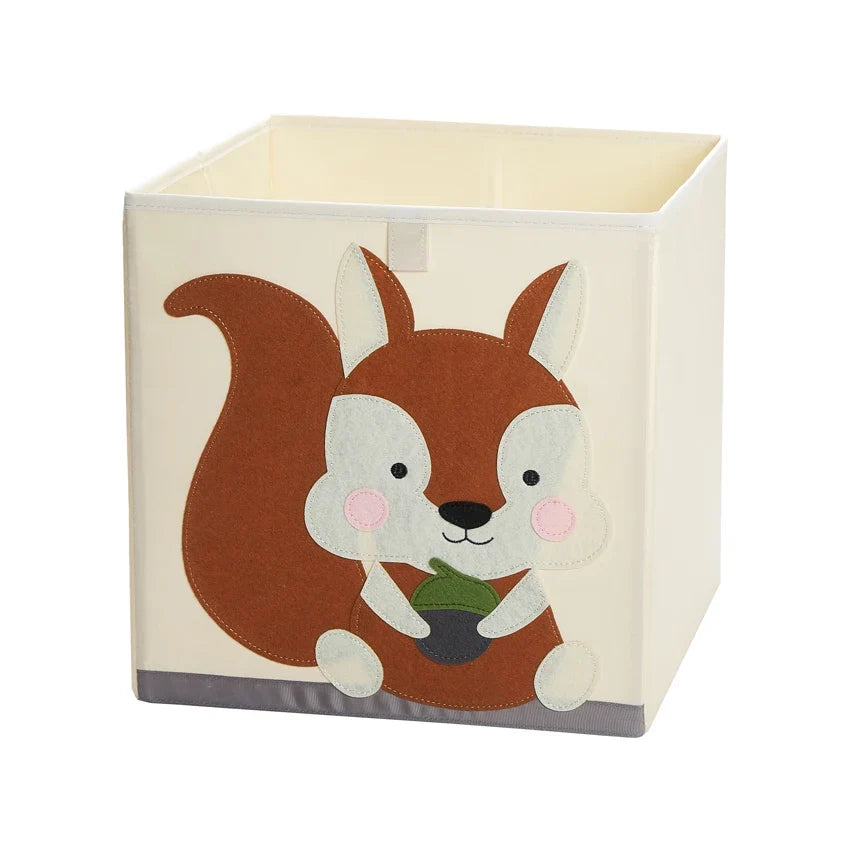 Squared Foldable Storage Box with Animals