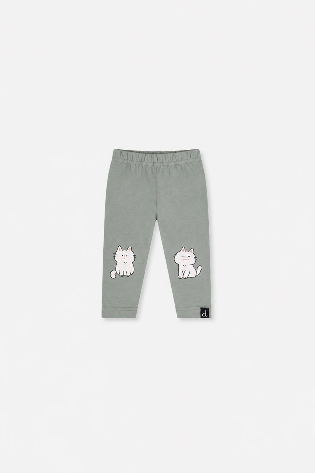 Baby Organic Cotton Leggings Sage Green