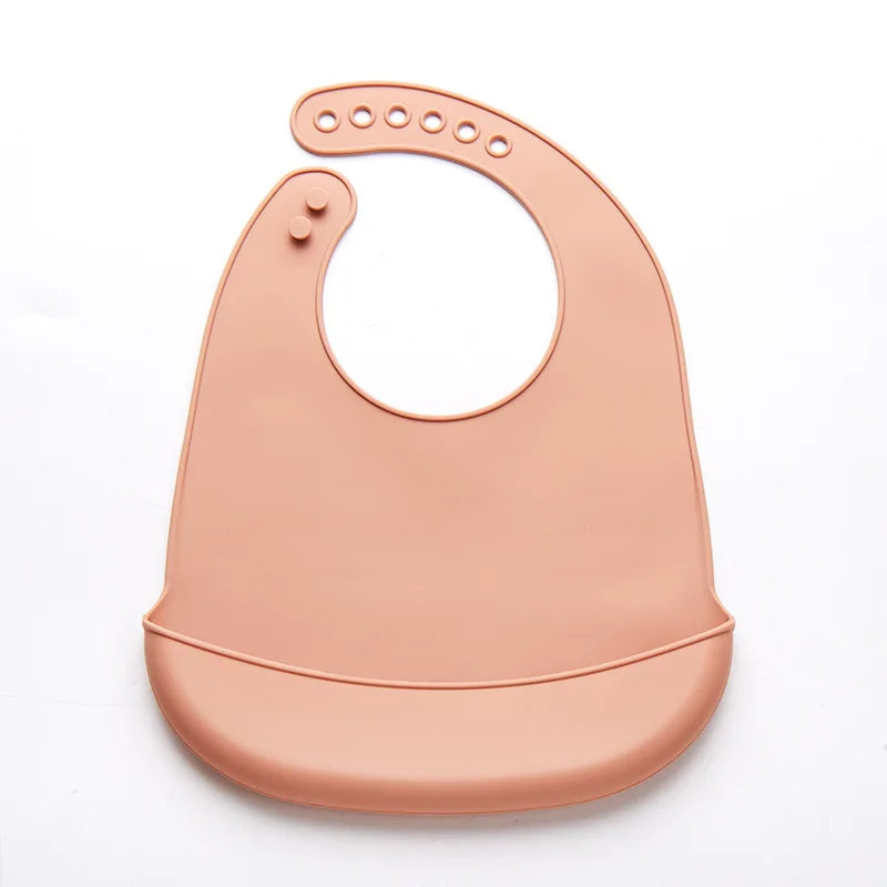 Baby Silicone Bib for Babies with Pocket-9