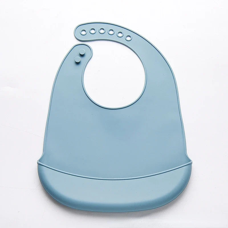 Baby Silicone Bib for Babies with Pocket-6