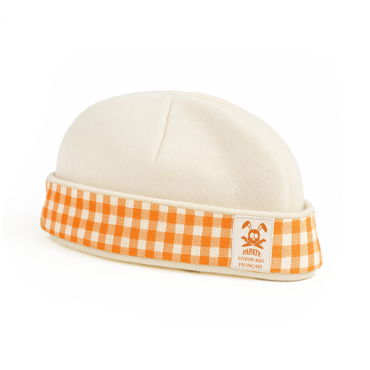 Newborn Hat in Organic Cotton - Vichy