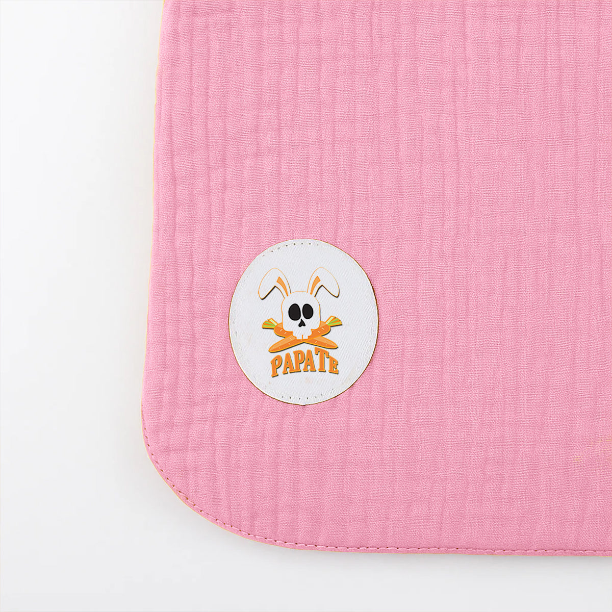 Organic Cotton Bib - Pink