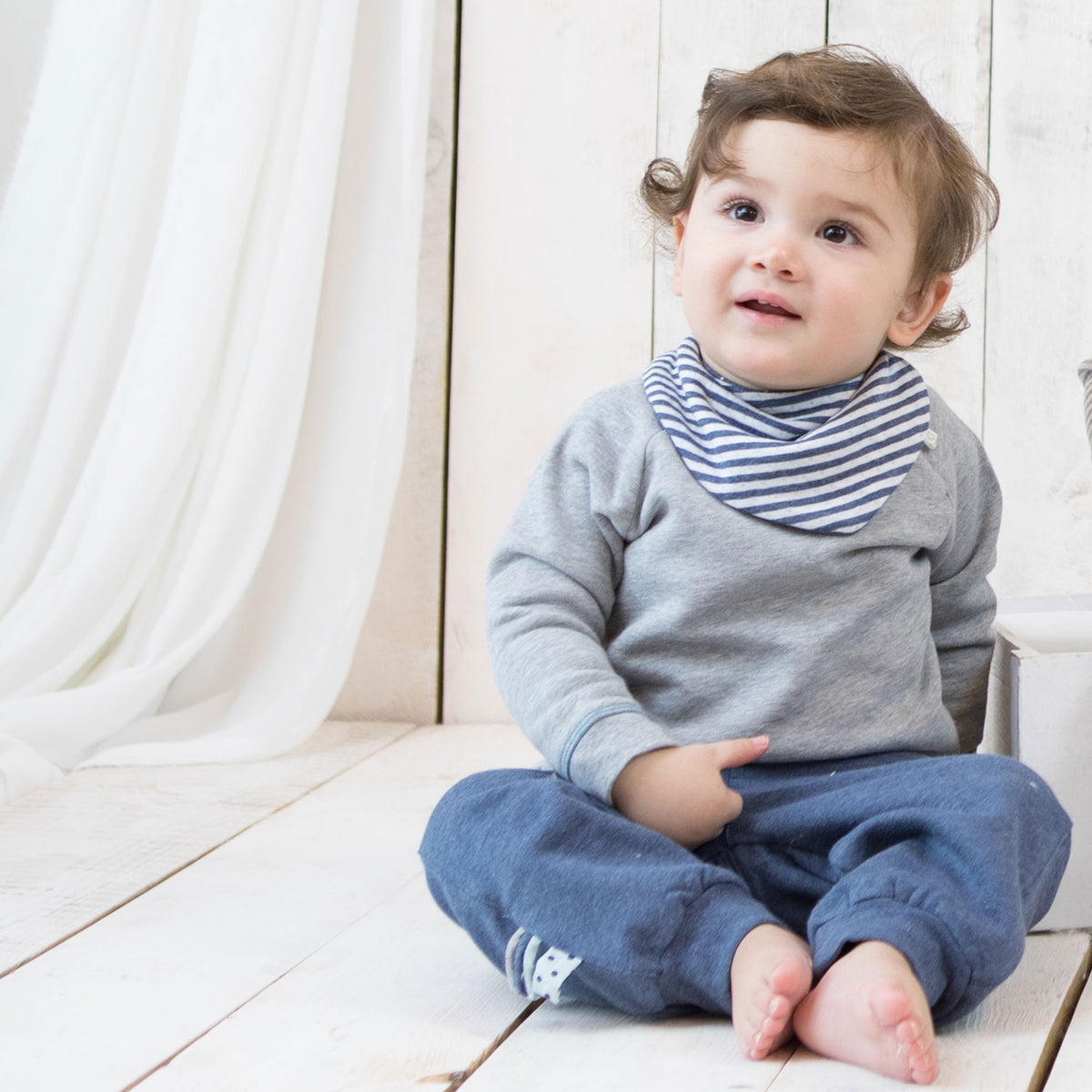 OrganicEra Organic Baby Sweatshirt - Grey Melange