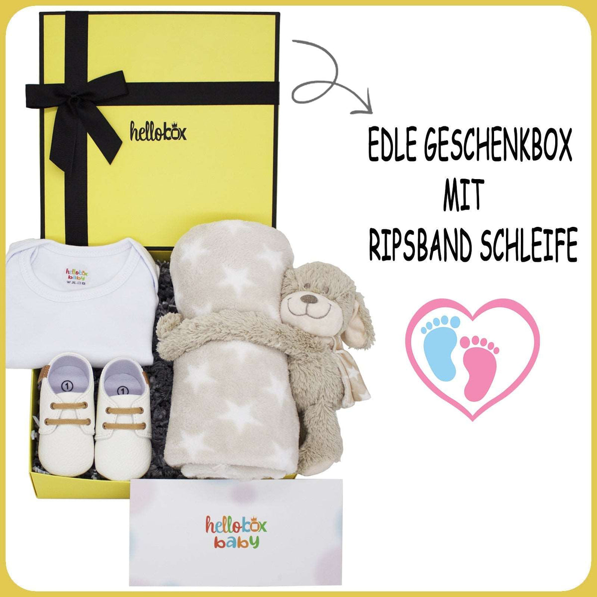 Hellobox Baby Birth & Christening Gift Set - Girl or Boy