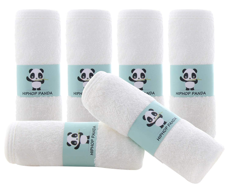 Ultra-Soft Bamboo Baby Washcloths — 6 Pack