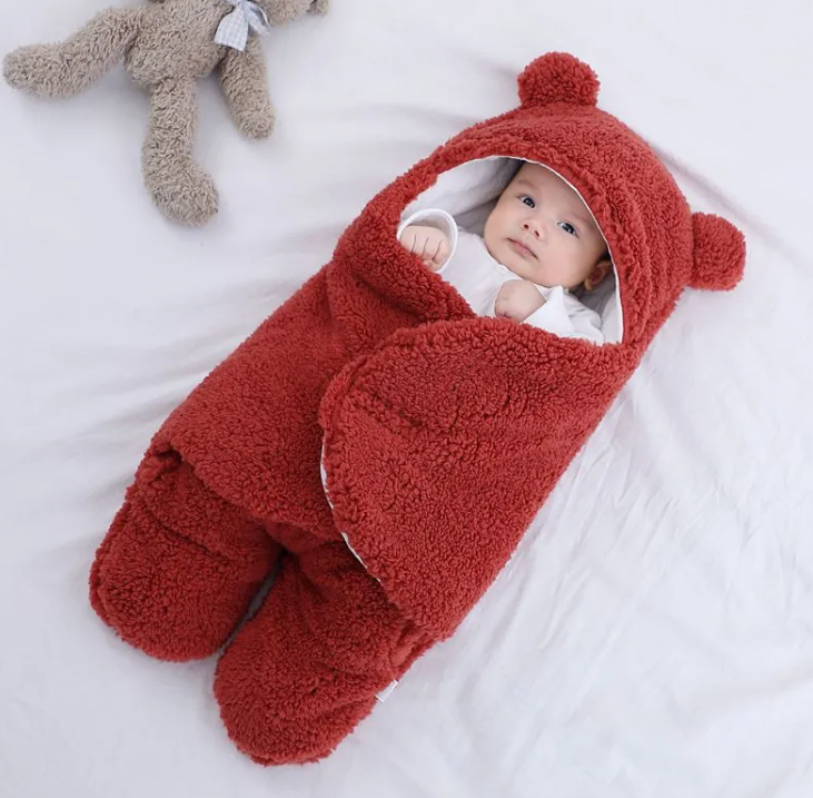 Quilted Winter Baby Blanket — Soft Padded Comfort