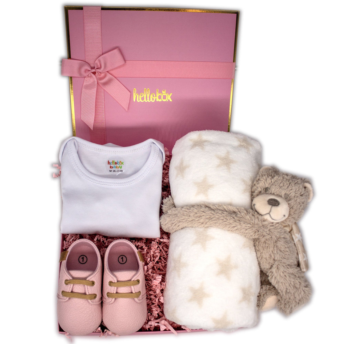 Hello Box Baby Birth Gift Set for Girls - Newborn