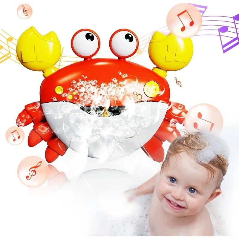 Bubble Machine Crab & Frog Musical Bath Toy