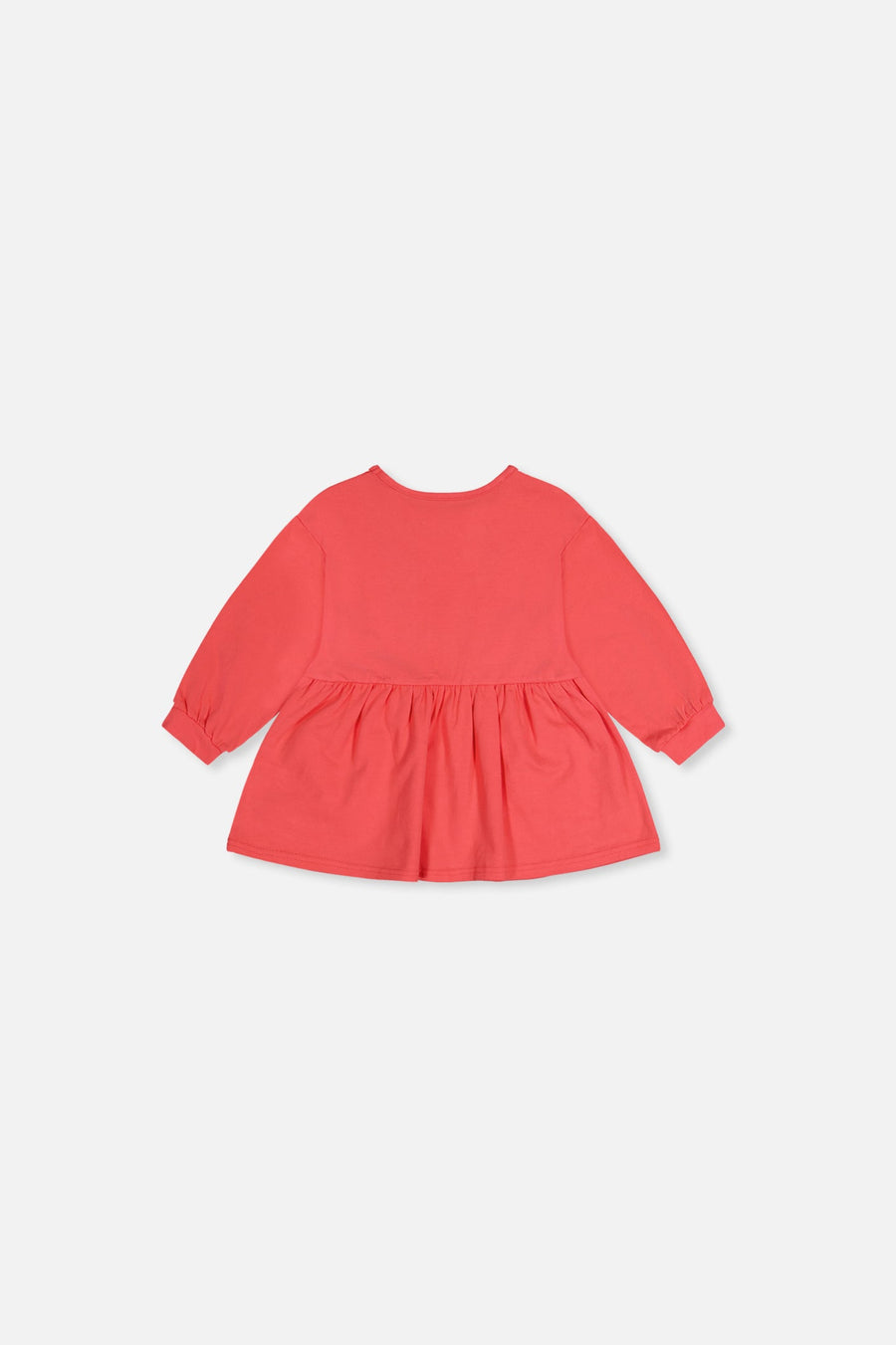 Baby Organic Cotton Tunic Coral Pink