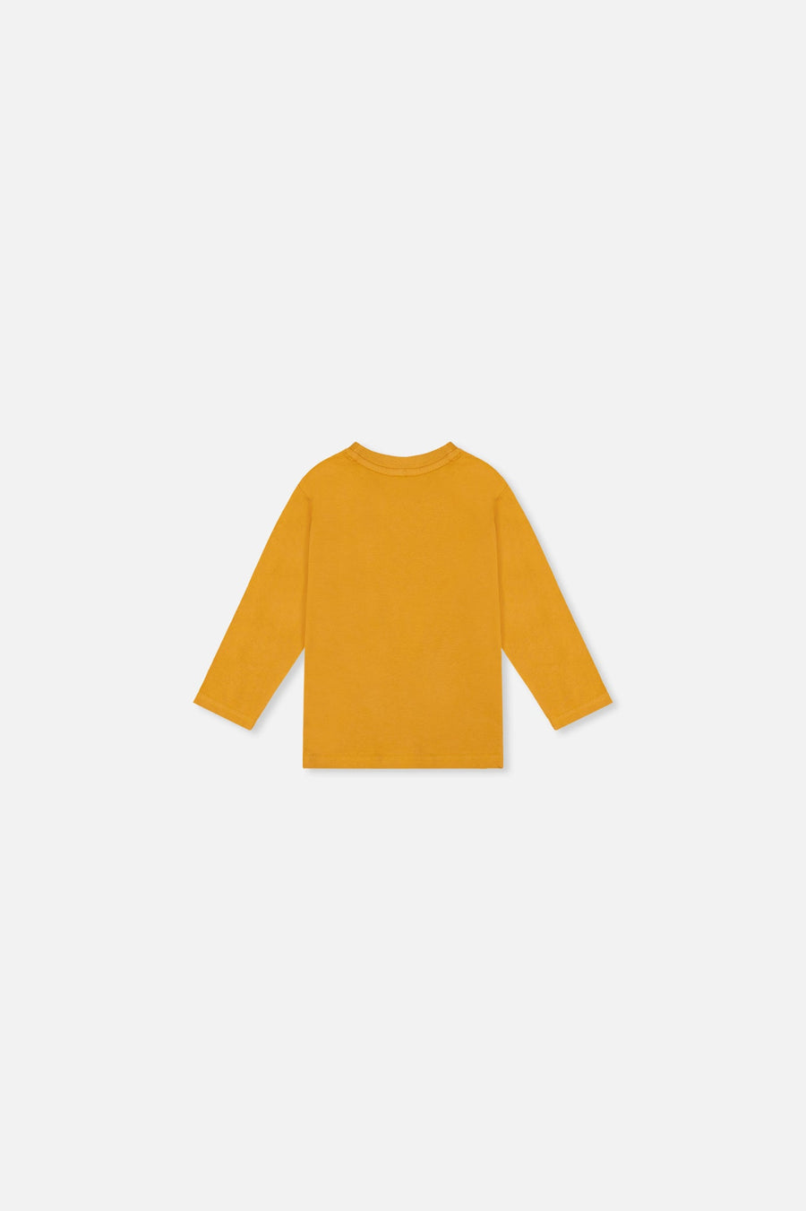 Baby Long Sleeve Organic Cotton T-Shirt Mustard Yellow