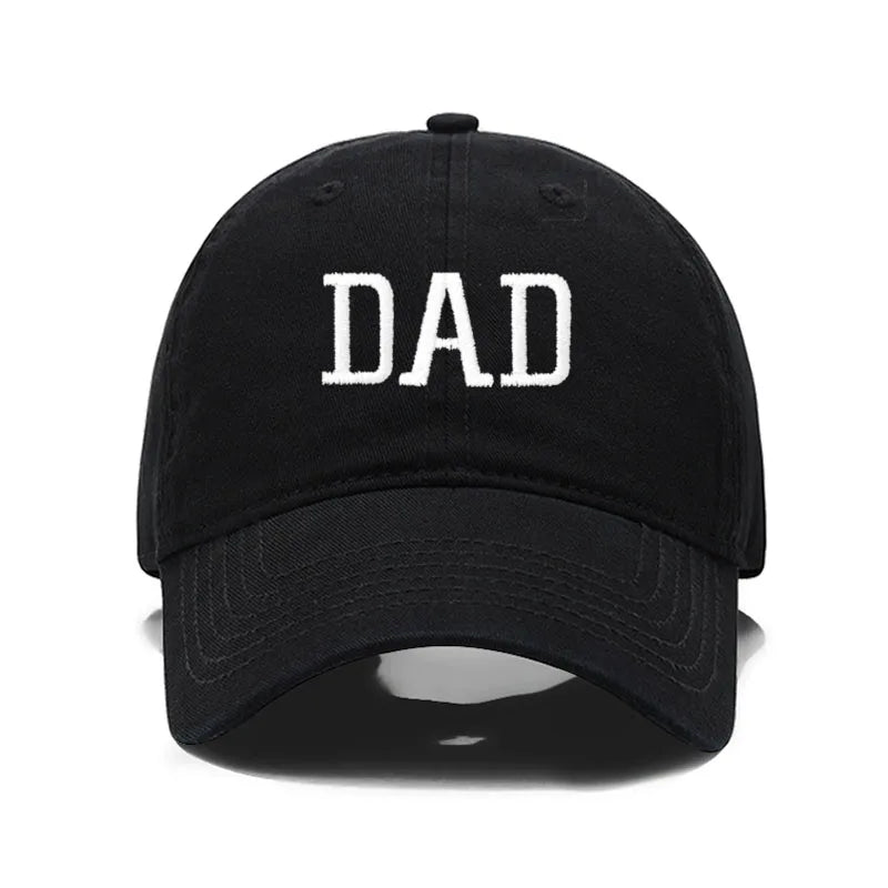 Embroidered Cotton Baseball Cap MOM and DAD