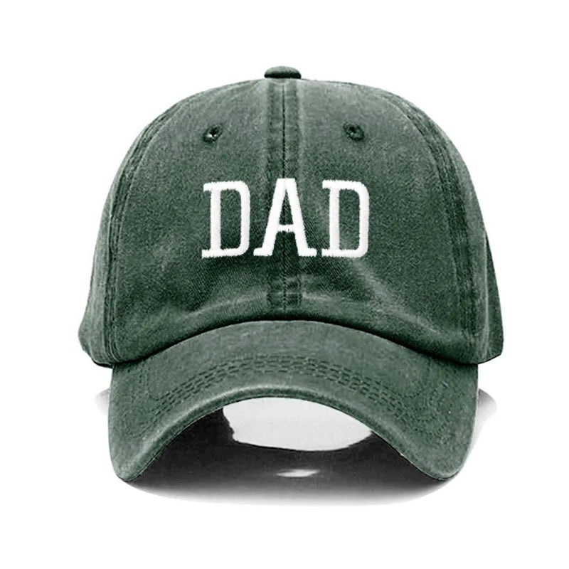 Embroidered Cotton Baseball Cap MOM and DAD