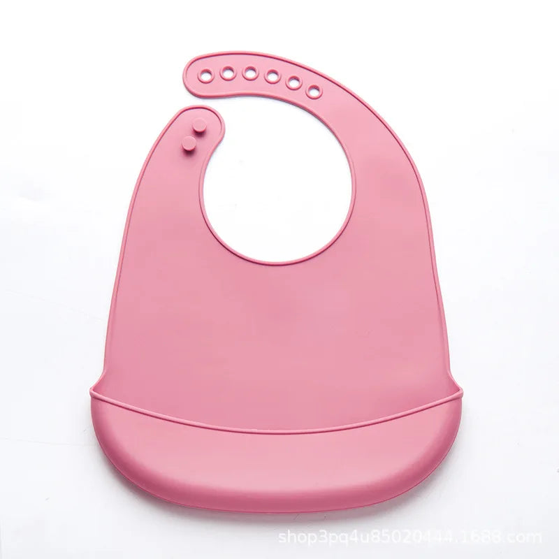 Baby Silicone Bib for Babies with Pocket-7
