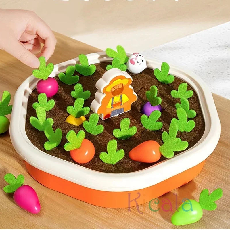 Educational Montessori Memory Toy Cultivated Field