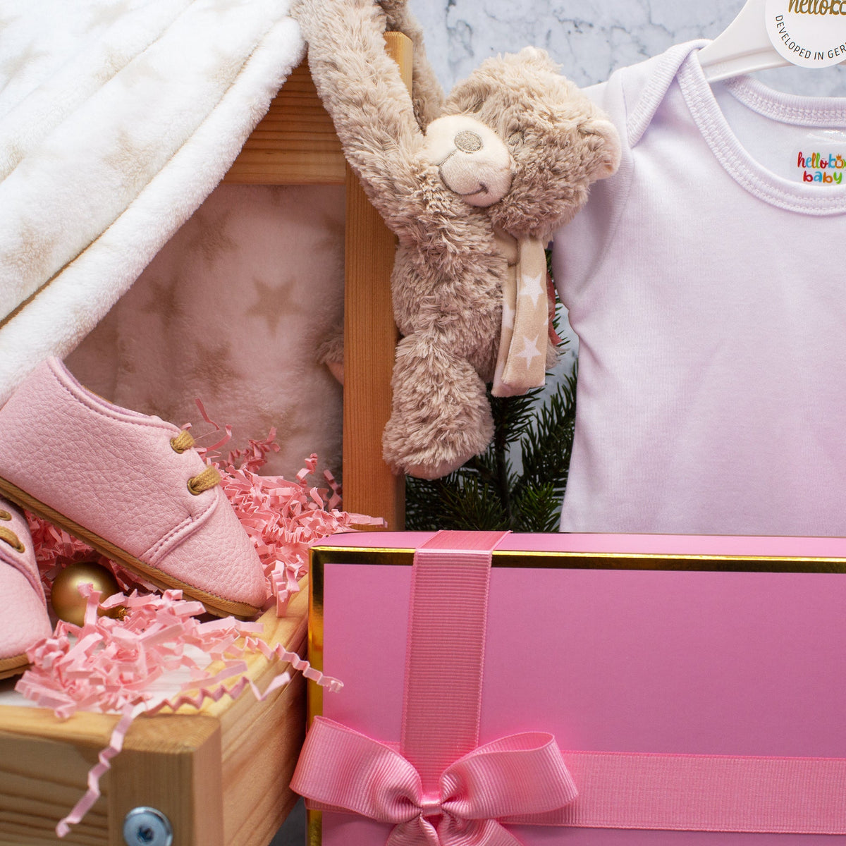 Hello Box Baby Birth Gift Set for Girls - Newborn