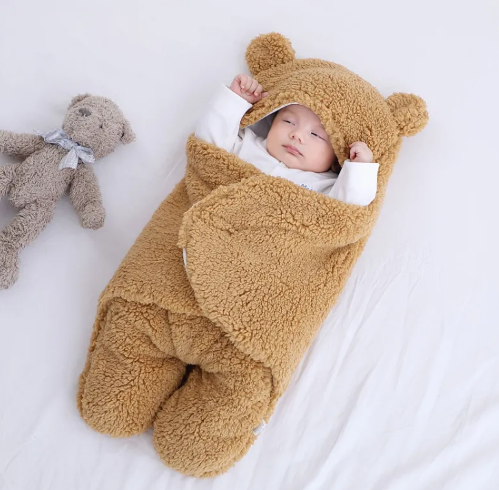 Quilted Winter Baby Blanket — Soft Padded Comfort