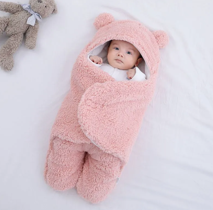 Quilted Winter Baby Blanket — Soft Padded Comfort