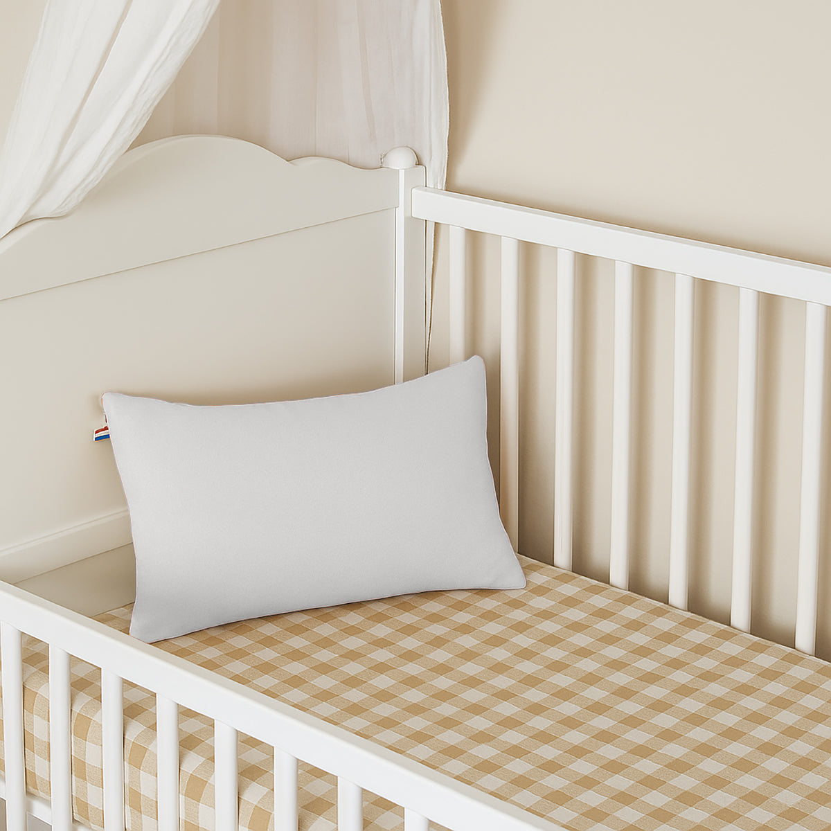 Organic Cotton Pillow - White