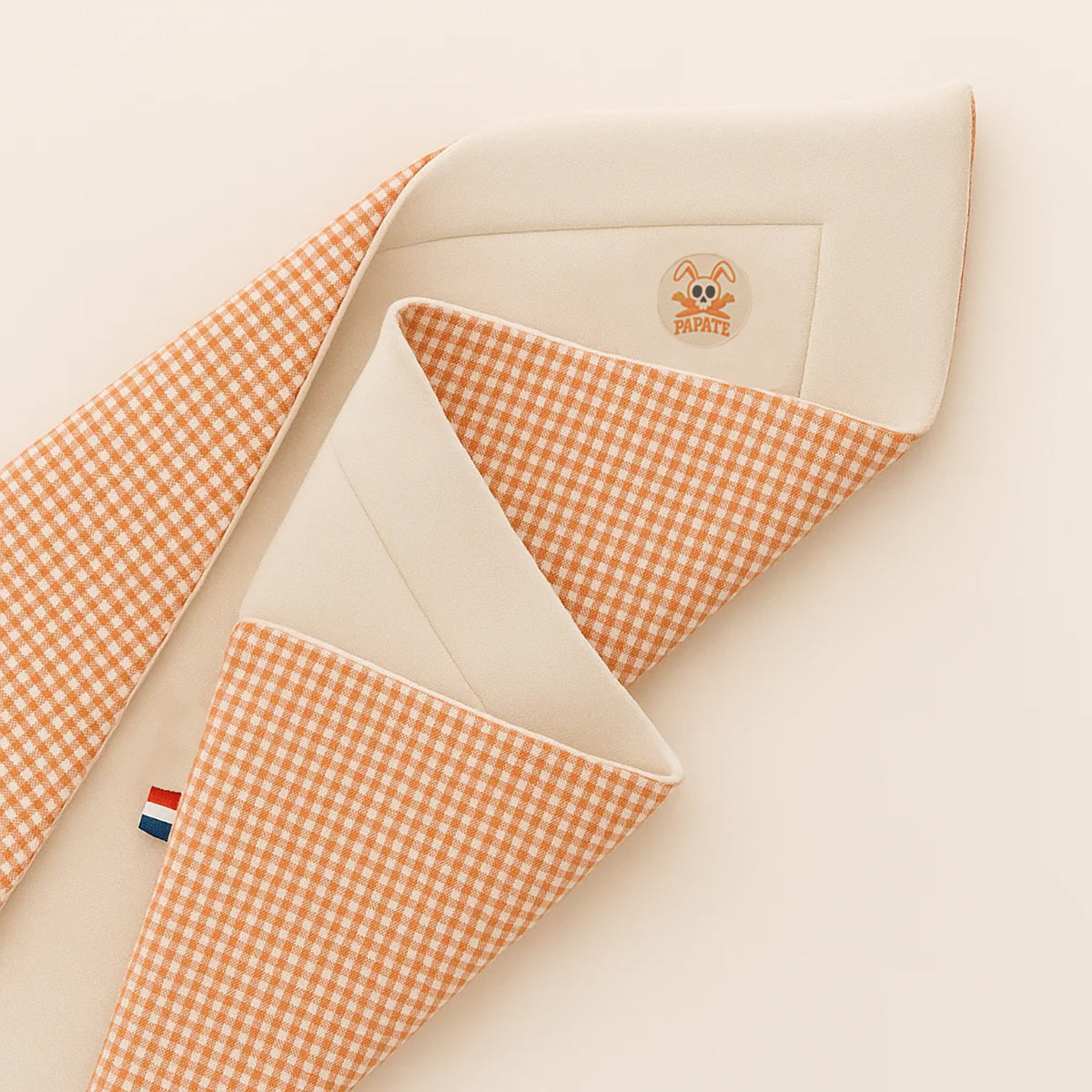 Organic Cotton Fleece Blanket -  Vichy
