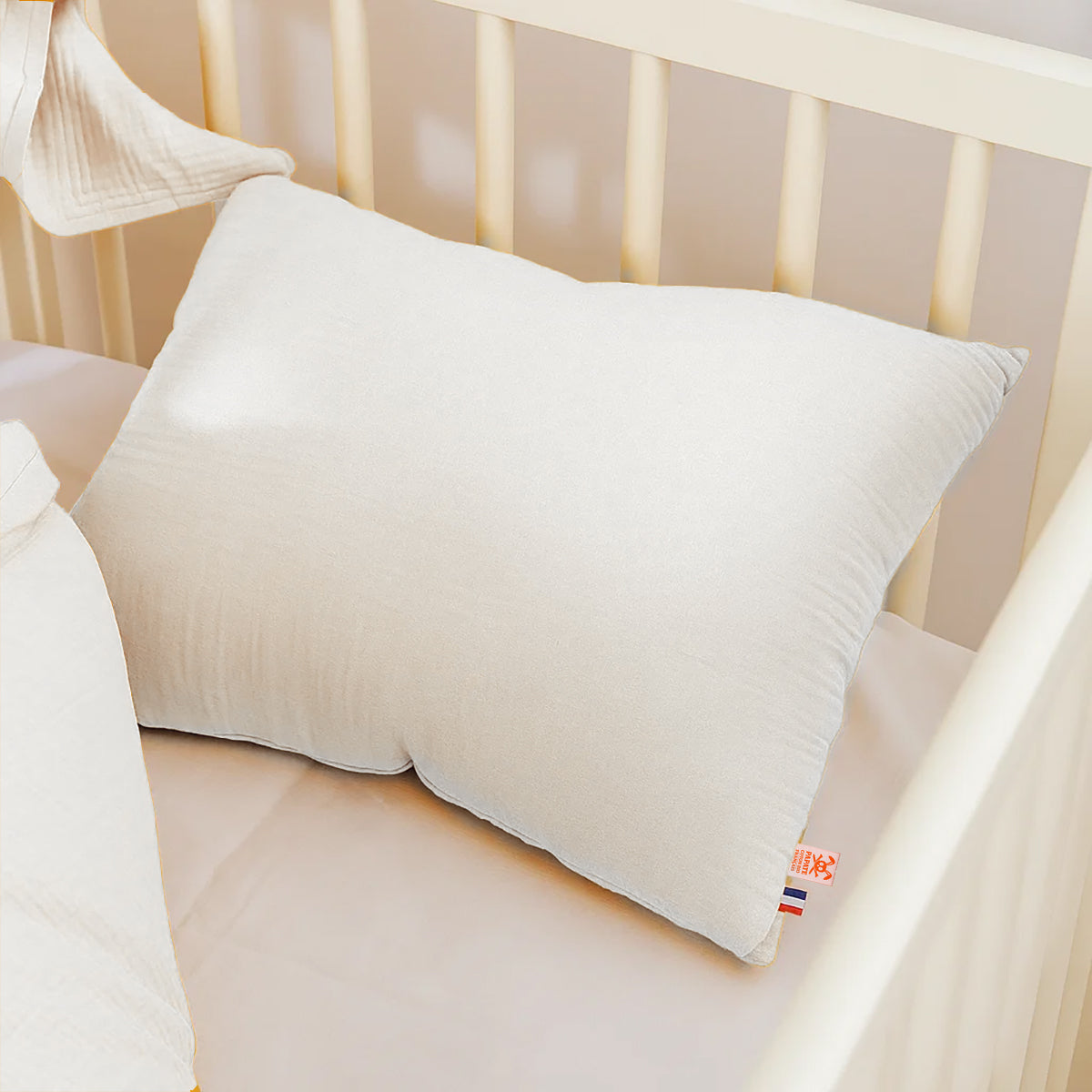 Organic Cotton Pillow - White
