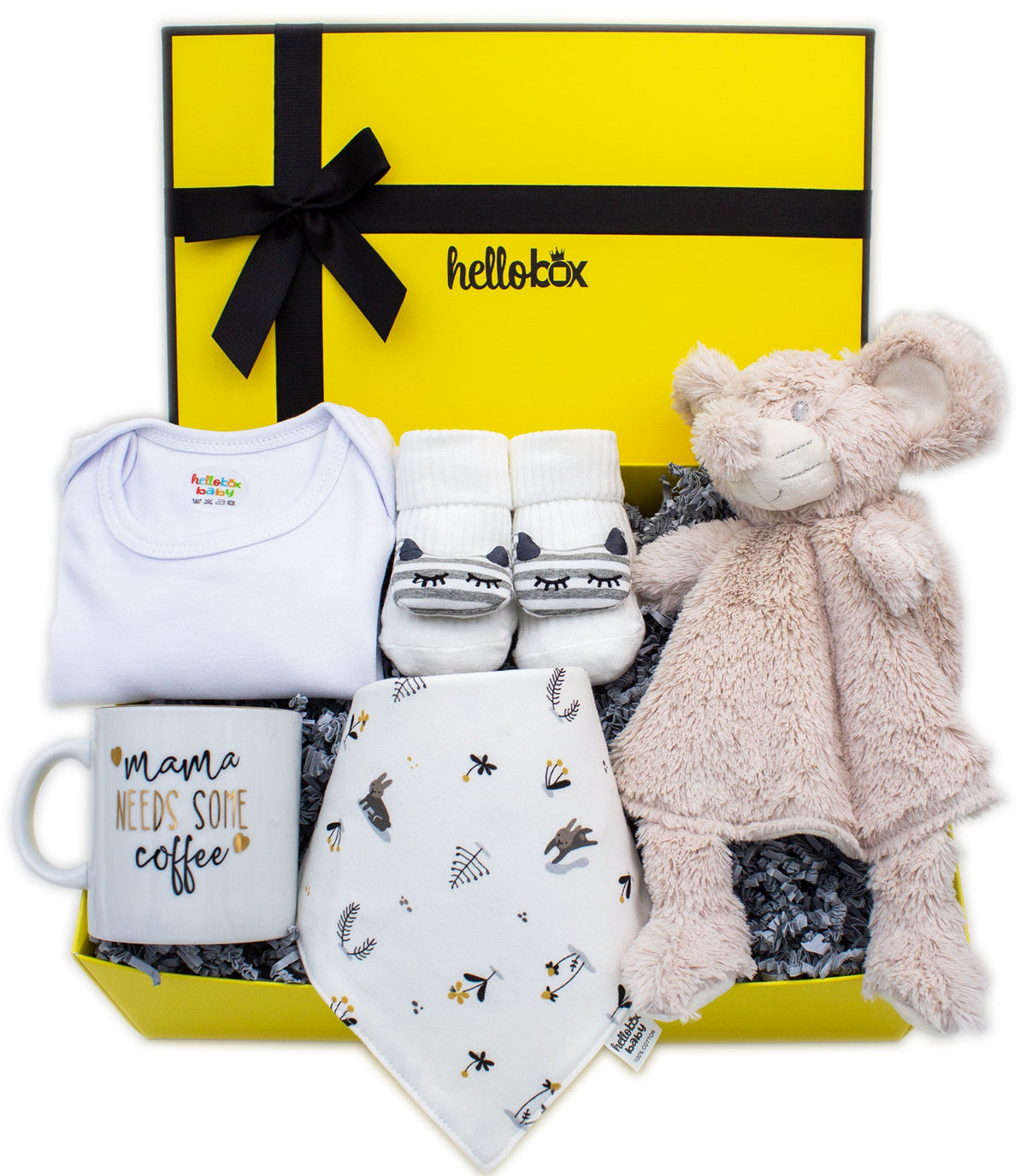 Baby Birth Gift Set for Boys - Comfort Blanket & Anti-Slip Socks