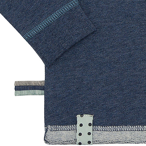 OrganicEra Organic Baby Sweatshirt - Indigo Melange