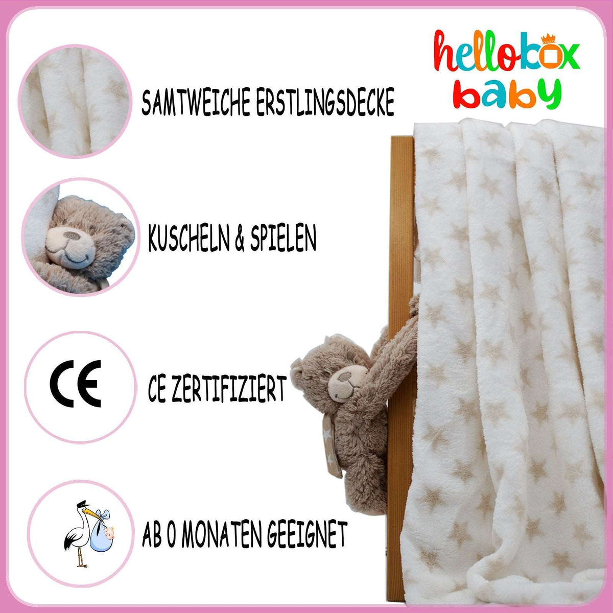 Hello Box Baby Birth Gift Set for Girls - Newborn